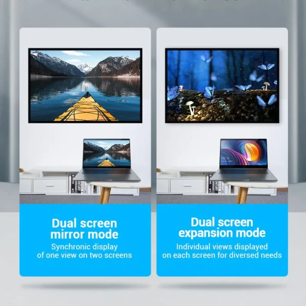 VENTION 4K@60Hz HDMI 90 Degree Male to Female Adapter Black – Gold-Plated Connector - Image 11