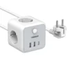 TESSAN TS-301-C 6-in-1 Power Strip with 3 AC Outlets
