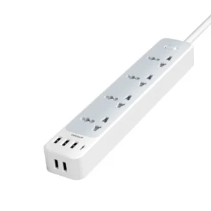 TESSAN TS-PS01AL30 10-in-1 Power Strip with 4 AC Outlets