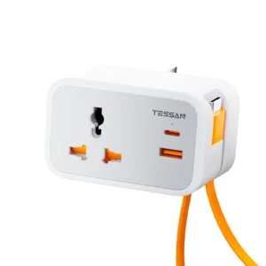 TESSAN TS-TA01ALDE Wall Outlet with USB Charging