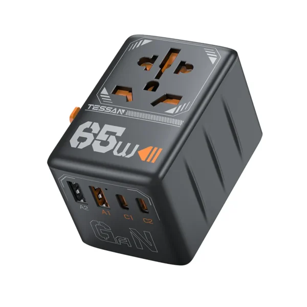 TESSAN TS-WTA03 65W GaN Universal Travel Adapter