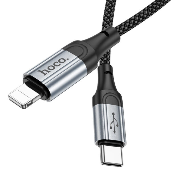 HOCO X102 FRESH PD USB-C to Lightning Cable (1 Meter) MFi Certified 27W Fast Charging - Image 3