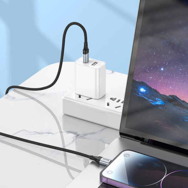 HOCO X102 FRESH PD USB-C to Lightning Cable (1 Meter) MFi Certified 27W Fast Charging - Image 6