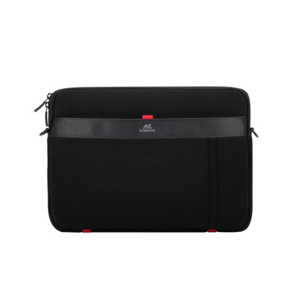 RIVACASE 5120 13.3 Inch Laptop Sleeve Case Bag for MacBook Air/Pro (Black) - Image 2