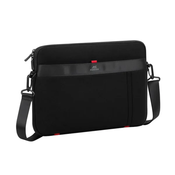 RIVACASE 5120 13.3 Inch Laptop Sleeve Case Bag for MacBook Air/Pro (Black) - Image 11
