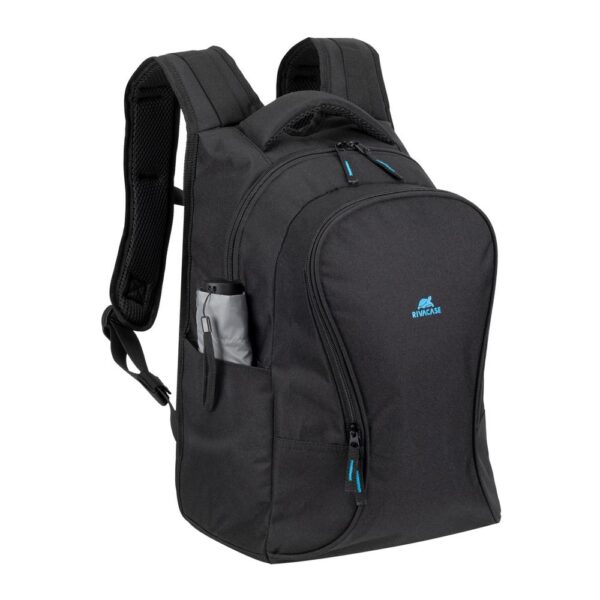 RIVACASE 5565 Black 22L Lite Urban Backpack Eco-Friendly & Ergonomic (Black) - Image 3