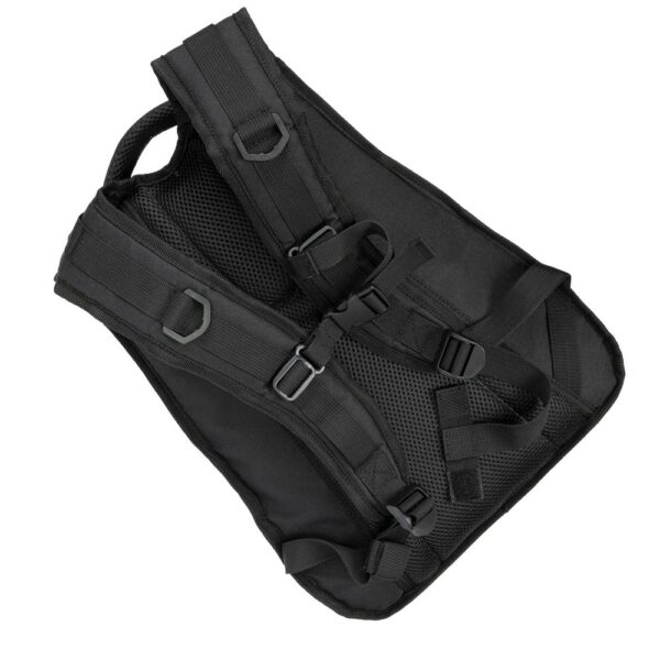 RIVACASE 5565 Black 22L Lite Urban Backpack Eco-Friendly & Ergonomic (Black) - Image 6