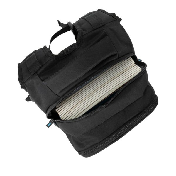 RIVACASE 5565 Black 22L Lite Urban Backpack Eco-Friendly & Ergonomic (Black) - Image 9