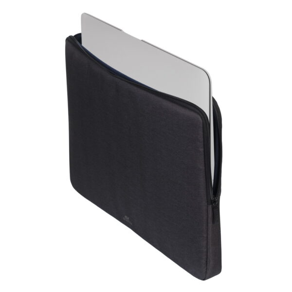 RIVACASE 7705 Black ECO Laptop Sleeve 15.6" Premium Protective Case - Image 5