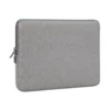RIVACASE 7705 Black ECO Laptop Sleeve 15.6" Premium Protective Case - Gray