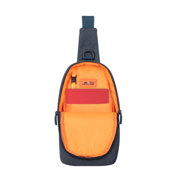 RIVACASE 7711 Dark Grey Sling Bag for Tablet & Smartphone up to 10.5" (Galapagos Collection) - Image 7