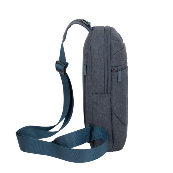 RIVACASE 7711 Dark Grey Sling Bag for Tablet & Smartphone up to 10.5" (Galapagos Collection) - Image 12