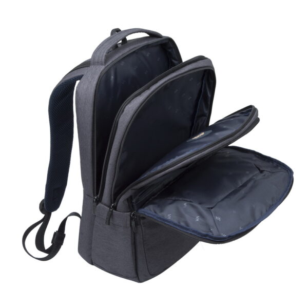 RIVACASE 7765 Black ECO Laptop Backpack 16" Sustainable & Secure Business Backpack - Image 5