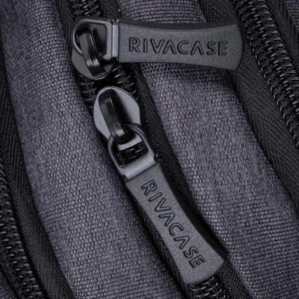RIVACASE 7765 Black ECO Laptop Backpack 16" Sustainable & Secure Business Backpack - Image 13