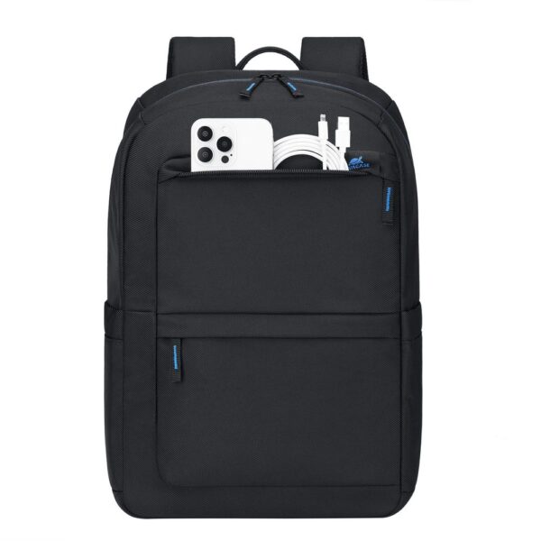 RIVACASE 8062 Black Laptop Backpack 15.6-16" Premium Water-Resistant Business Backpack - Image 6