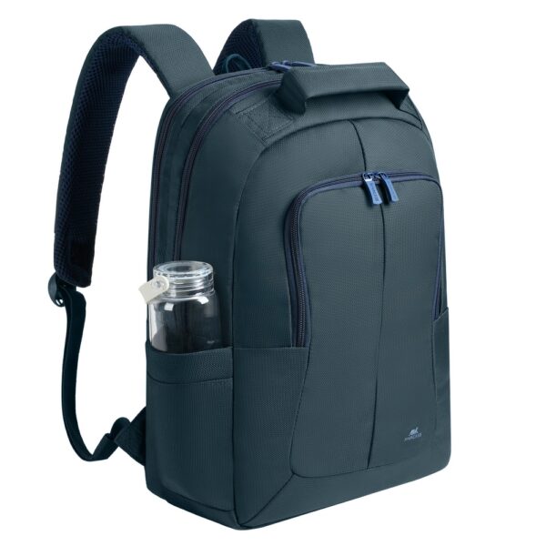 RIVACASE 8436 Dark Blue ECO Laptop Backpack 15.6-16" Sustainable Business & Travel Backpack - Image 2