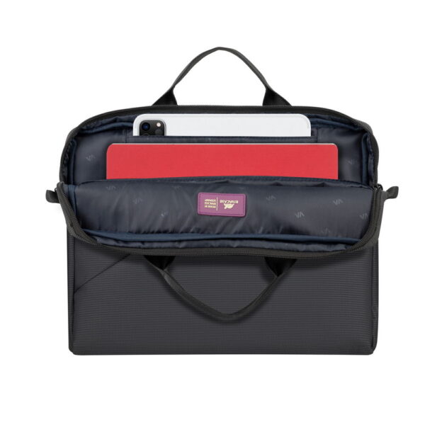 RIVACASE 8720 Grey Laptop Bag 13.3" Premium Tivoli Slim & Protective Carrying Case - Image 3