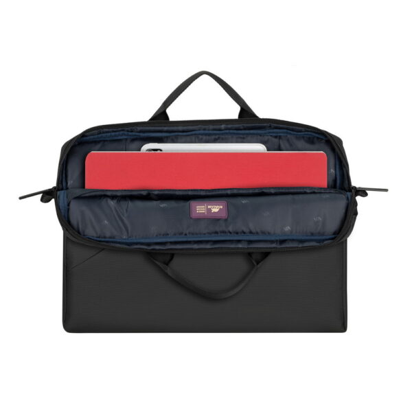 RIVACASE 8730 Grey Laptop Bag 15.6" Tivoli Collection Slim Professional Briefcase - Image 5