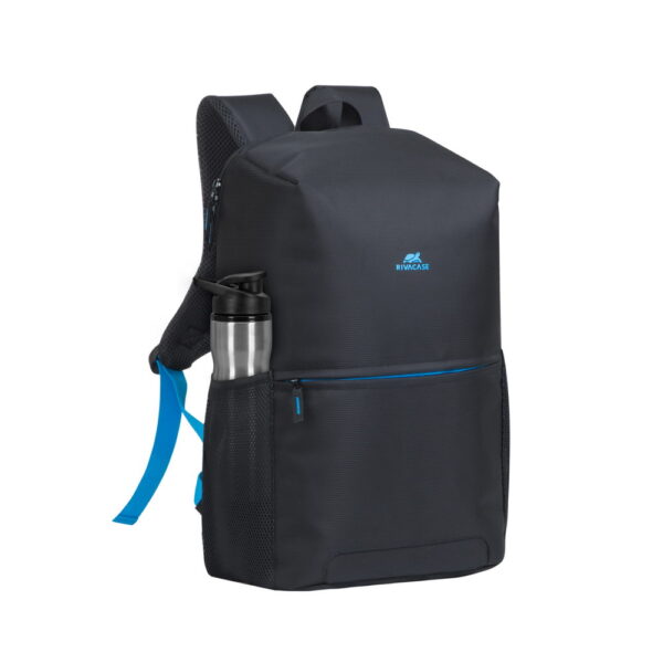 RIVACASE BUNDLE 05 / 8068 Black Laptop Backpack 15.6" + 750ml Sports Bottle - Image 2