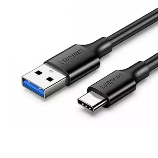 UGREEN 20881 USB 3.0 to USB-C Cable (0.5 Meter) 3A Fast Charging Black - Image 2