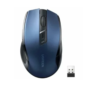 UGREEN Wireless Mouse 4000DPI Dual Mode (2.4G+BT), Silent Click, Ergonomic Design