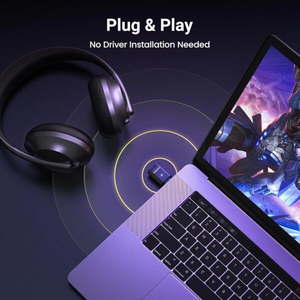 UGREEN 45008 Bluetooth 5.3 Adapter for PS5 and PC APTX Low Latency - Image 6