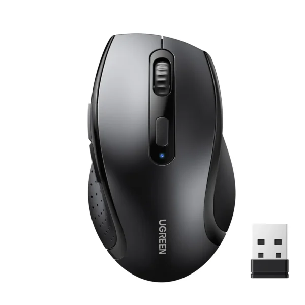 UGREEN 45012 2.4G Wireless Mouse 1600 DPI Ergonomic Design (Black) - Image 10