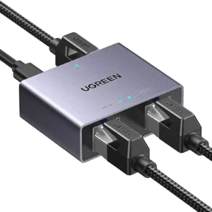 UGREEN 45311 Ethernet Splitter 1 to 2 Gigabit Network Switch