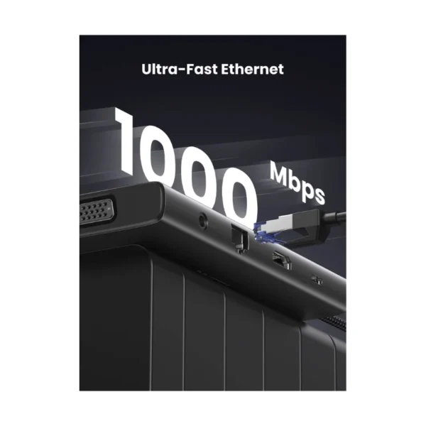 UGREEN 45520 11-in-1 USB-C Docking Station 4K@60Hz HDMI, 100W PD, Gigabit Ethernet - Image 6