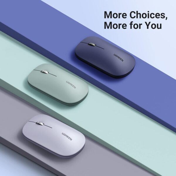 UGREEN 90372 Wireless Mouse  2.4G Slim Portable (Black) 4000 DPI, Silent Click - Image 9