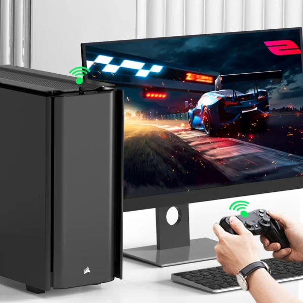 UNITEK USB Bluetooth 5.3 Adapter Wireless Dongle for PC, Laptop, Gaming, and Audio Streaming - Image 6