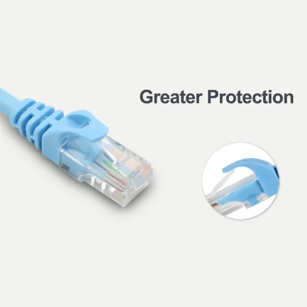UNITEK Cat 6 Ethernet Cable 1000Mbps, 250MHz, 24K Gold-Plated RJ45, UTP Bare Copper - Image 4