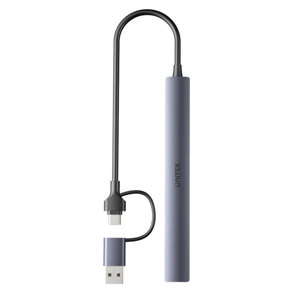 UNITEK uHUB S7 7-in-1 USB Hub 5Gbps Aluminum USB-C & USB-A Expander - Image 9