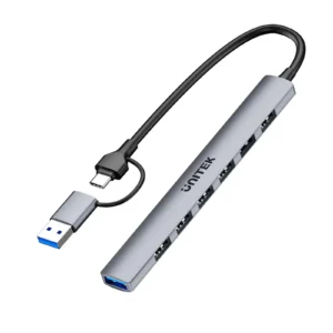 UNITEK H1209AGY01 uHUB S7 7-in-1 USB Hub