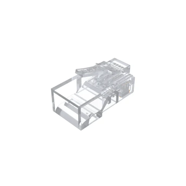 UNITEK CAT6 RJ45 Connectors (100-Piece Box) Gold-Plated Ethernet Plugs for High-Speed Networking - Image 4