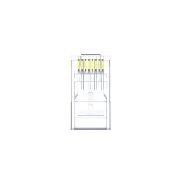 UNITEK CAT6 RJ45 Connectors (100-Piece Box) Gold-Plated Ethernet Plugs for High-Speed Networking - Image 5