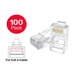 UNITEK Y-OT19TP CAT6 RJ45 Connectors 100 Piece Box