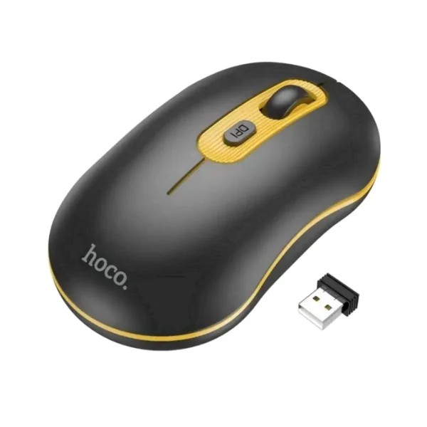 HOCO GM21 Platinum 2.4G Wireless Mouse with 4D Button Plug & Play 10M Range - Image 4