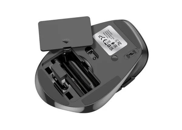 Hoco GM24 Mystic Wireless Mouse, 2.4G + Bluetooth 5.0 Dual Mode, 6 Buttons, 2400 DPI,