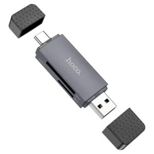 HOCO HB45 Spirit USB-A & Type-C 2-in-1 Dual Port Card Reader