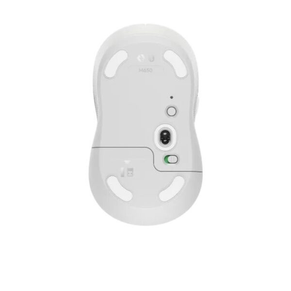 LOGITECH Signature M650 Wireless Mouse (Off-White) SmartWheel Scrolling, Silent Clicks, 24-Month Battery - Image 5
