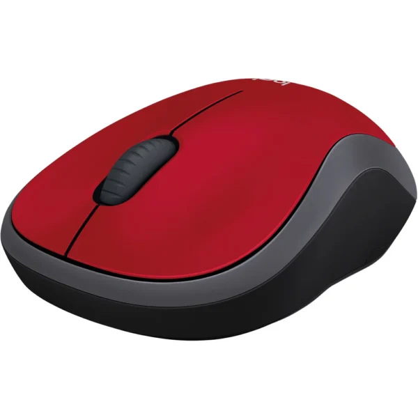 Logitech M185 Wireless Mouse (Red) 12-Month Battery, Nano Receiver - Image 3