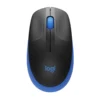 Logitech M190 Wireless Mouse, Full-Size Comfort, 18-Month Battery Life, 1000 DPI - Blue