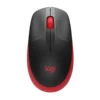 Logitech M190 Wireless Mouse, Full-Size Comfort, 18-Month Battery Life, 1000 DPI - Red