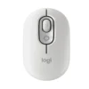 Logitech POP Wireless Mouse with Customizable Emoji Button, Bluetooth & Logi Bolt, Multi-Device - White