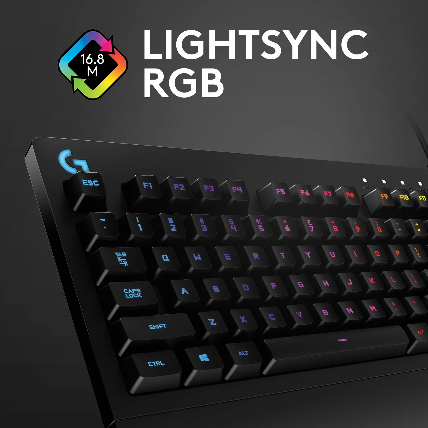 Logitech G213 Prodigy RGB Gaming Keyboard, Mech-Dome Keys, 16.8 Million Colors - Image 5
