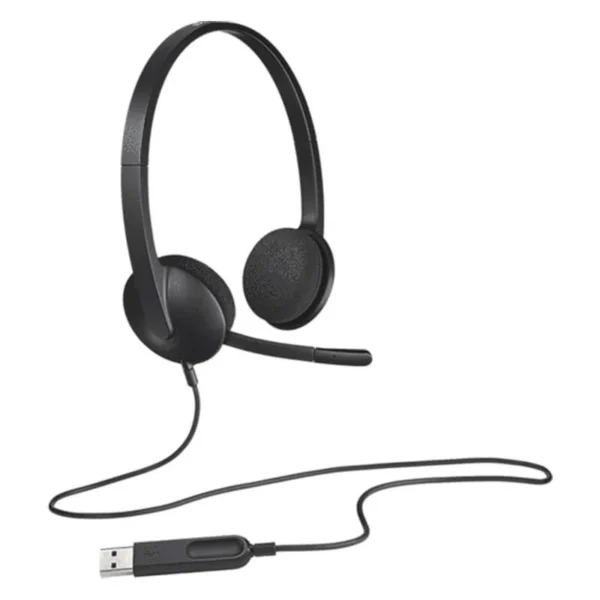 Logitech H340 USB Computer Headset with Noise-Canceling Microphone for Crystal Clear Calls - Image 5