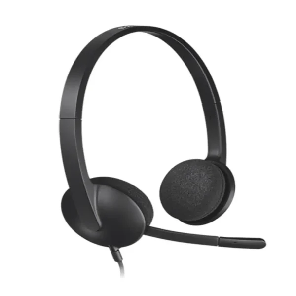 Logitech 981-000477 H340 USB Computer Headset with Noise-Canceling