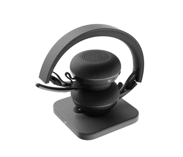Logitech ZONE Wireless Bluetooth Gaming Headset with Noise-Canceling Mic, Qi Wireless Charging - Image 4