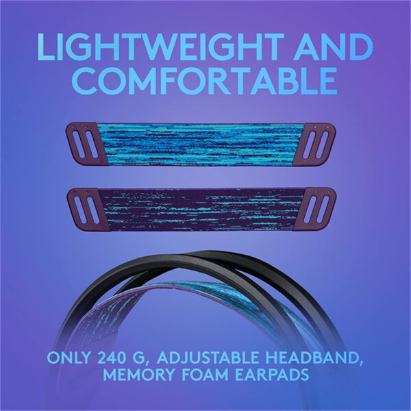 Logitech G335 Wired Gaming Headset (Black) Lightweight Design, Memory Foam Ear Cups - Image 4
